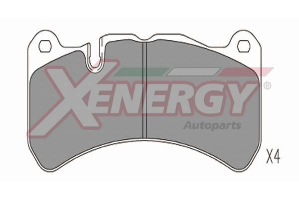Xenergy X41320 Гальмівні колодки, комплект X41320: Купити в Україні - Добра ціна на EXIST.UA!