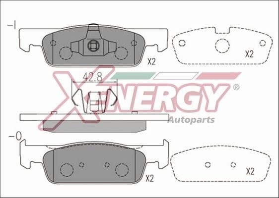Xenergy X41169 Гальмівні колодки, комплект X41169: Купити в Україні - Добра ціна на EXIST.UA!