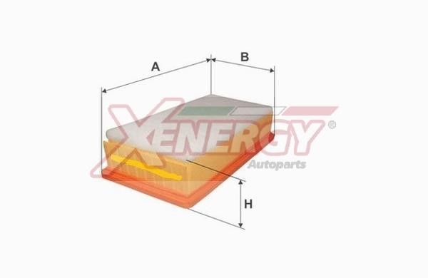 Xenergy X1590902 Повітряний фільтр X1590902: Купити в Україні - Добра ціна на EXIST.UA!