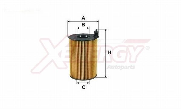 Xenergy X1596507 Фільтр масляний X1596507: Купити в Україні - Добра ціна на EXIST.UA!
