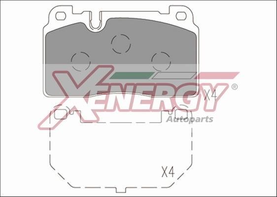 Xenergy X41271 Гальмівні колодки, комплект X41271: Купити в Україні - Добра ціна на EXIST.UA!