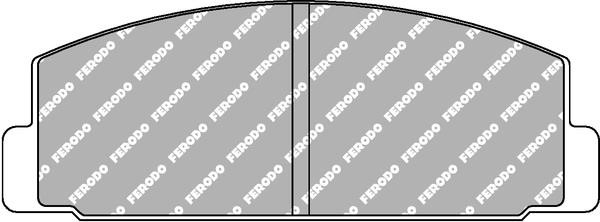 Ferodo FCP372H Гальмівні колодки FERODO DS2500, комплект FCP372H: Купити в Україні - Добра ціна на EXIST.UA!