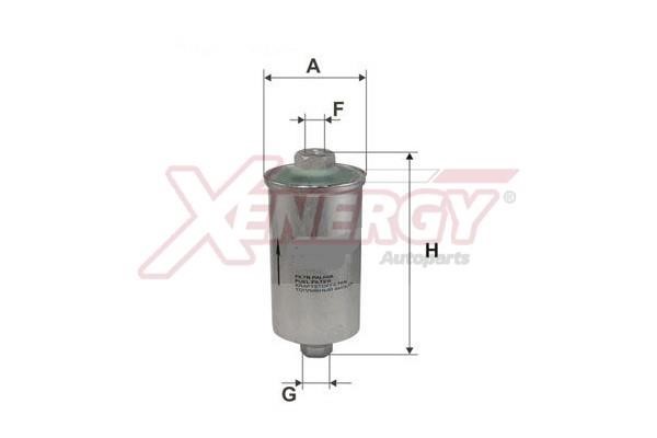 Xenergy X1510203 Фільтр палива X1510203: Купити в Україні - Добра ціна на EXIST.UA!