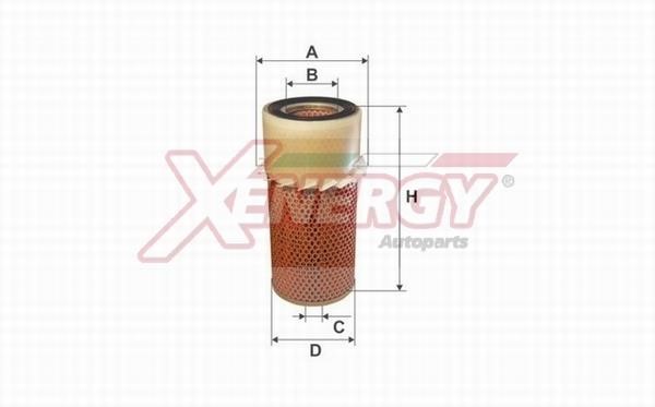 Xenergy X159430 Повітряний фільтр X159430: Приваблива ціна - Купити в Україні на EXIST.UA!