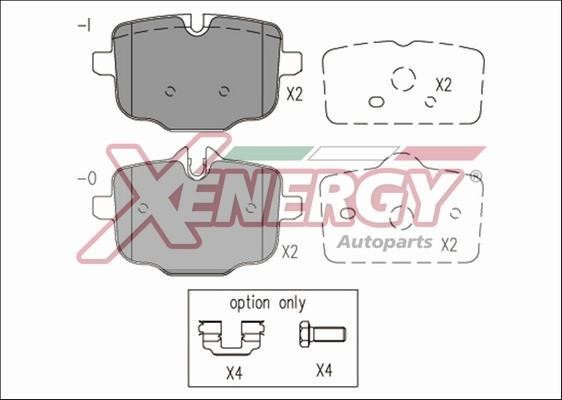 Xenergy X41209 Гальмівні колодки, комплект X41209: Купити в Україні - Добра ціна на EXIST.UA!