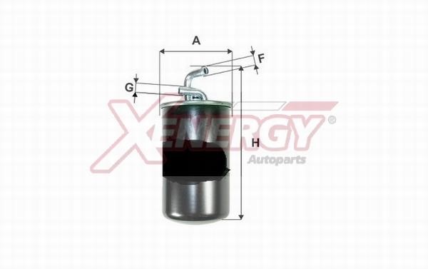 Xenergy X1599464 Фільтр палива X1599464: Купити в Україні - Добра ціна на EXIST.UA!