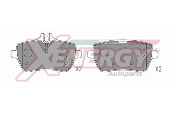 Xenergy X41333 Гальмівні колодки, комплект X41333: Купити в Україні - Добра ціна на EXIST.UA!