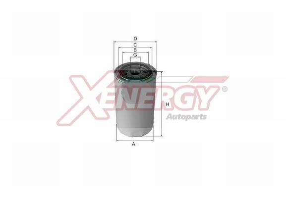 Xenergy X1510800 Фільтр масляний X1510800: Купити в Україні - Добра ціна на EXIST.UA!