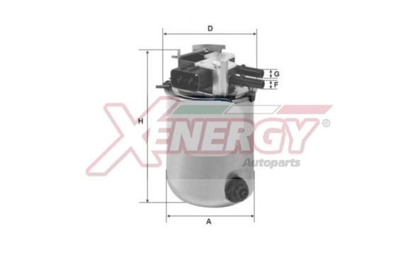 Xenergy X1551700 Фільтр палива X1551700: Купити в Україні - Добра ціна на EXIST.UA!