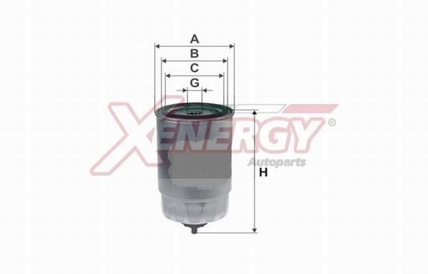 Xenergy X1599792 Фільтр палива X1599792: Купити в Україні - Добра ціна на EXIST.UA!