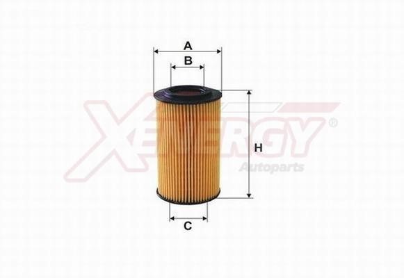 Xenergy X1596774 Фільтр масляний X1596774: Приваблива ціна - Купити в Україні на EXIST.UA!