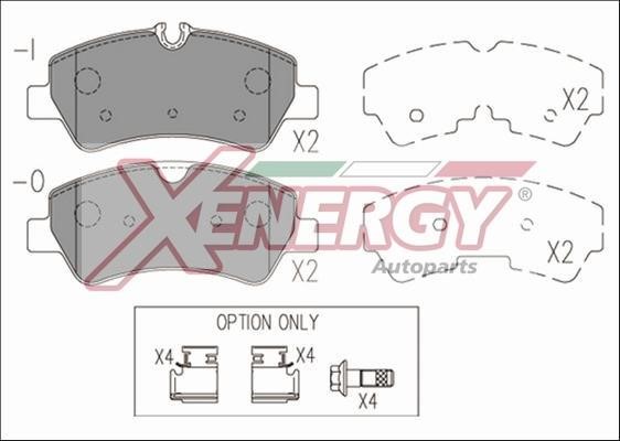 Xenergy X41184 Гальмівні колодки, комплект X41184: Купити в Україні - Добра ціна на EXIST.UA!