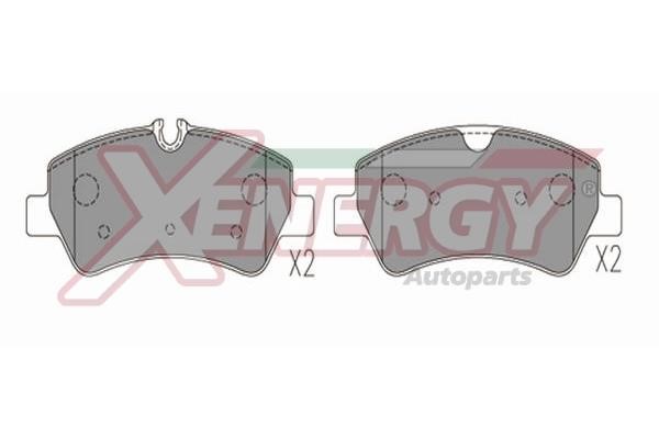 Xenergy X41371 Гальмівні колодки, комплект X41371: Купити в Україні - Добра ціна на EXIST.UA!