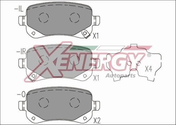 Xenergy X41266 Гальмівні колодки, комплект X41266: Купити в Україні - Добра ціна на EXIST.UA!