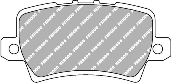 Ferodo FCP 1862H Гальмівні колодки FERODO DS2500, комплект FCP1862H: Приваблива ціна - Купити в Україні на EXIST.UA!