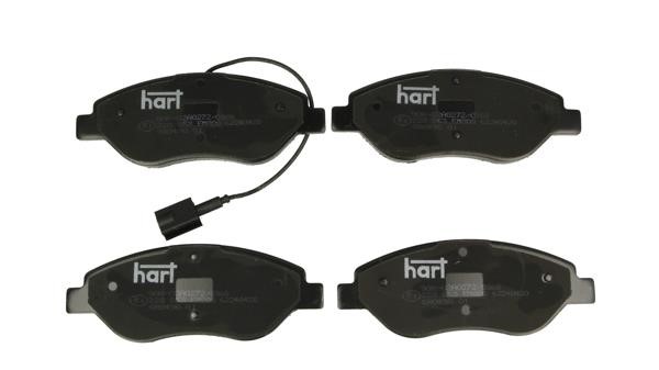 Hart 228 853 Гальмівні колодки, комплект 228853: Купити в Україні - Добра ціна на EXIST.UA!