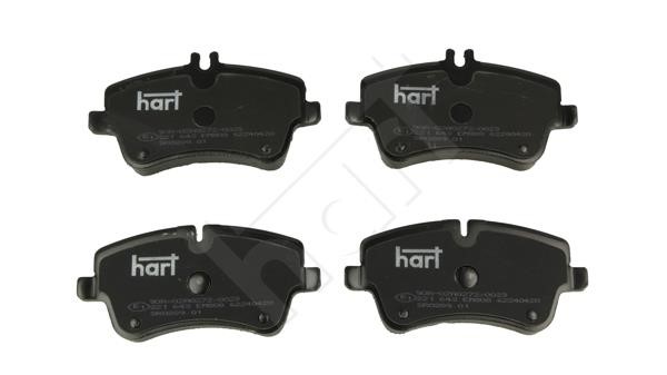 221643 Hart Тормозные колодки дисковые, комплект