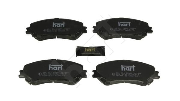 Hart 256 554 Гальмівні колодки, комплект 256554: Купити в Україні - Добра ціна на EXIST.UA!