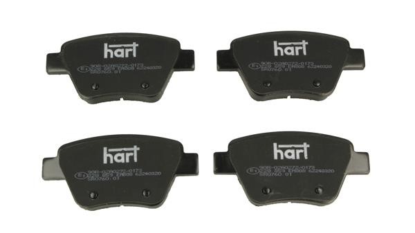 Hart 228 859 Гальмівні колодки, комплект 228859: Купити в Україні - Добра ціна на EXIST.UA!
