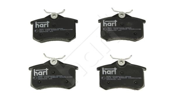 Hart 221 622 Гальмівні колодки, комплект 221622: Приваблива ціна - Купити в Україні на EXIST.UA!