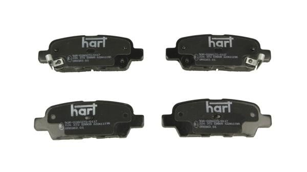 Hart 226 372 Гальмівні колодки, комплект 226372: Купити в Україні - Добра ціна на EXIST.UA!