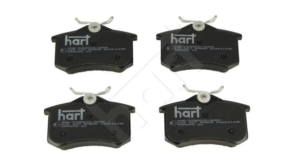 Hart 215 227 Гальмівні колодки задні, комплект 215227: Купити в Україні - Добра ціна на EXIST.UA!