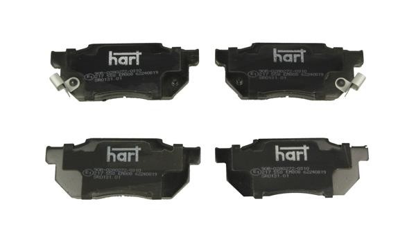 Hart 217 558 Гальмівні колодки, комплект 217558: Купити в Україні - Добра ціна на EXIST.UA!