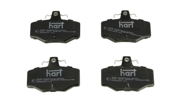 Hart 217 572 Гальмівні колодки, комплект 217572: Купити в Україні - Добра ціна на EXIST.UA!