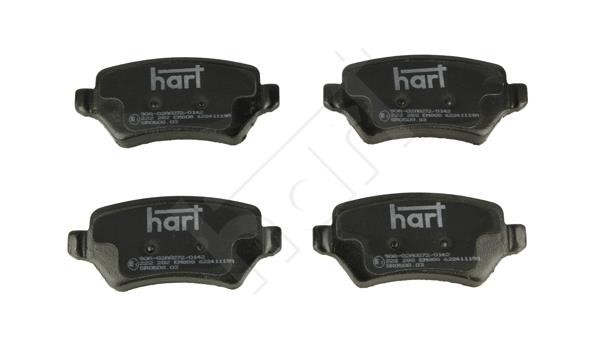 Hart 222 282 Гальмівні колодки, комплект 222282: Приваблива ціна - Купити в Україні на EXIST.UA!