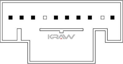 Kraw AN-1416 Блок кнопок склопідйомників AN1416: Купити в Україні - Добра ціна на EXIST.UA!