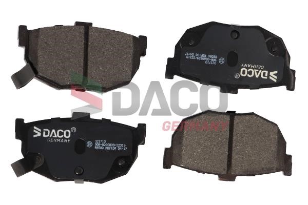 Daco 321710 Гальмівні колодки, комплект 321710: Купити в Україні - Добра ціна на EXIST.UA!