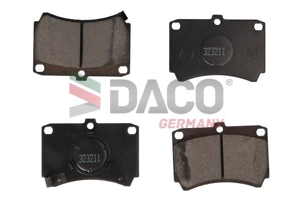 Daco 323211 Гальмівні колодки, комплект 323211: Купити в Україні - Добра ціна на EXIST.UA!