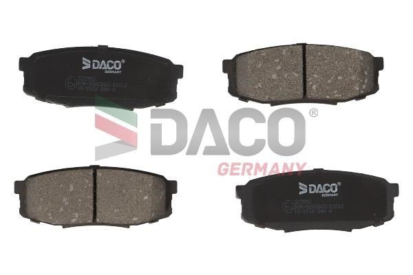 Daco 323950 Гальмівні колодки, комплект 323950: Купити в Україні - Добра ціна на EXIST.UA!