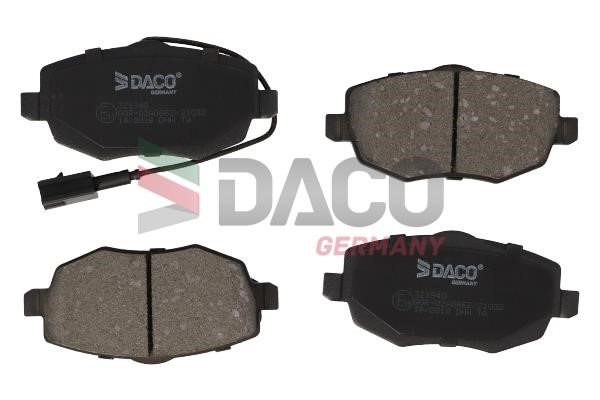 Daco 321940 Гальмівні колодки, комплект 321940: Купити в Україні - Добра ціна на EXIST.UA!