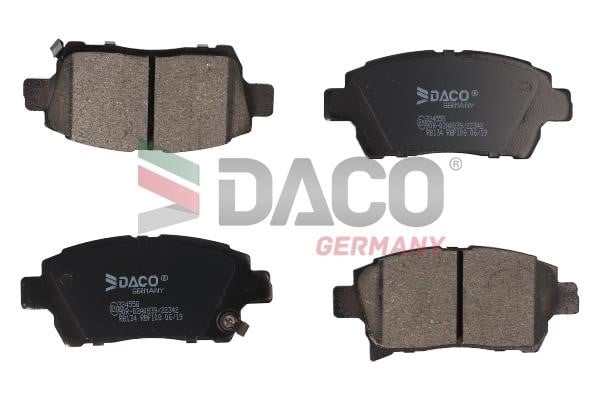 Daco 324558 Гальмівні колодки, комплект 324558: Приваблива ціна - Купити в Україні на EXIST.UA!
