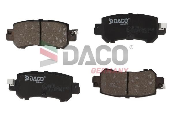 Daco 322249 Гальмівні колодки, комплект 322249: Купити в Україні - Добра ціна на EXIST.UA!