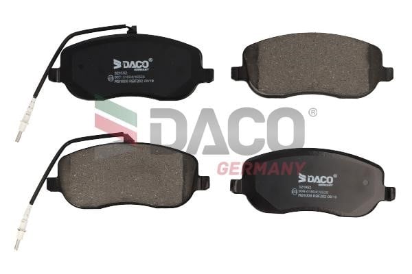 Daco 321952 Гальмівні колодки, комплект 321952: Купити в Україні - Добра ціна на EXIST.UA!