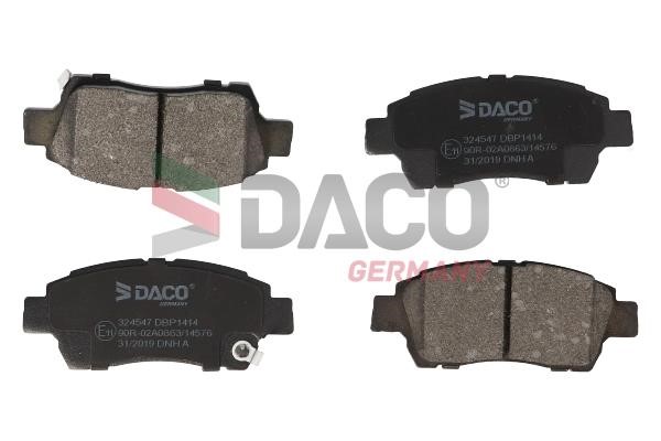 Daco 324547 Гальмівні колодки, комплект 324547: Купити в Україні - Добра ціна на EXIST.UA!
