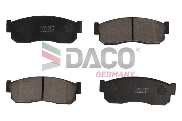 Daco 322207 Гальмівні колодки, комплект 322207: Купити в Україні - Добра ціна на EXIST.UA!