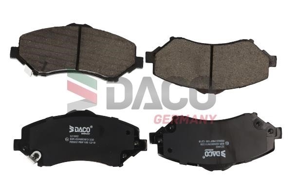 Daco 321602 Гальмівні колодки, комплект 321602: Купити в Україні - Добра ціна на EXIST.UA!
