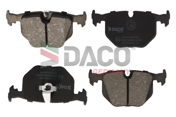 Daco 321518 Гальмівні колодки, комплект 321518: Приваблива ціна - Купити в Україні на EXIST.UA!