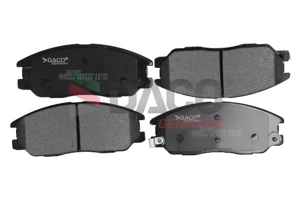 Daco 321305 Гальмівні колодки, комплект 321305: Купити в Україні - Добра ціна на EXIST.UA!