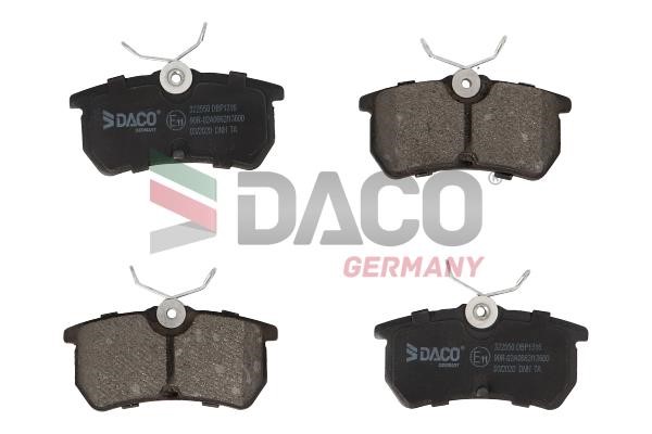 Daco 322550 Гальмівні колодки, комплект 322550: Купити в Україні - Добра ціна на EXIST.UA!
