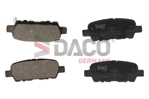 Daco 322605 Гальмівні колодки, комплект 322605: Купити в Україні - Добра ціна на EXIST.UA!