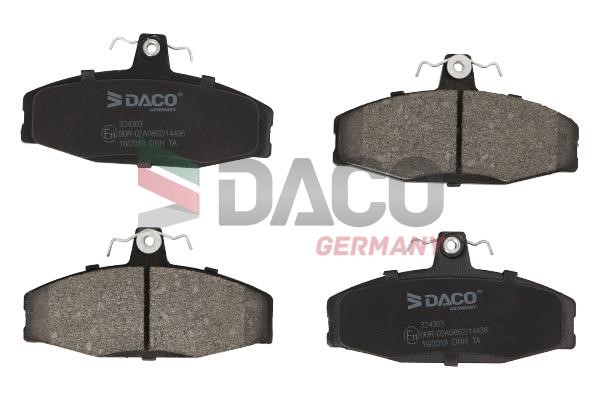 Daco 324303 Гальмівні колодки, комплект 324303: Купити в Україні - Добра ціна на EXIST.UA!
