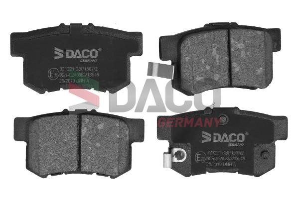Daco 321221 Гальмівні колодки, комплект 321221: Купити в Україні - Добра ціна на EXIST.UA!