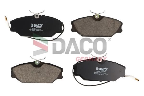 Daco 323925 Гальмівні колодки, комплект 323925: Купити в Україні - Добра ціна на EXIST.UA!