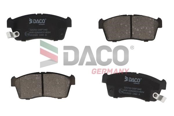 Daco 320703 Гальмівні колодки, комплект 320703: Купити в Україні - Добра ціна на EXIST.UA!