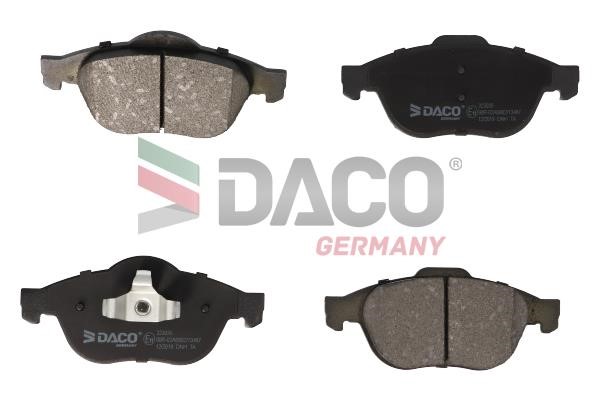 Daco 323035 Гальмівні колодки, комплект 323035: Купити в Україні - Добра ціна на EXIST.UA!