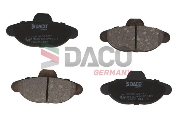 Daco 322334 Гальмівні колодки, комплект 322334: Купити в Україні - Добра ціна на EXIST.UA!